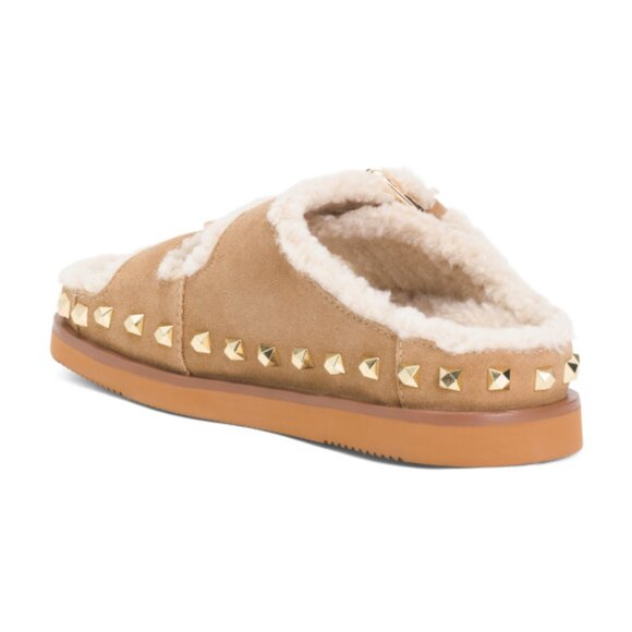 ASH Suede Uma Cozy Slide Sandals - Picture 2 of 3